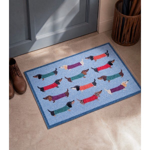 Covoraș de intrare din material textil 40x60 cm Dachshund – Artsy Doormats-image-1