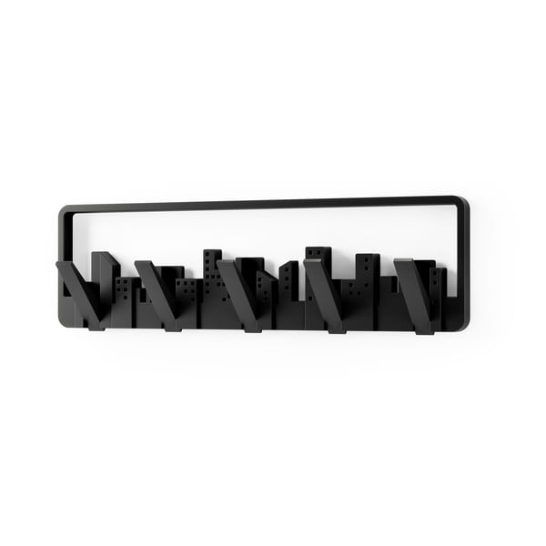 Cuier de perete negru din plastic Skyline – Umbra-image-3