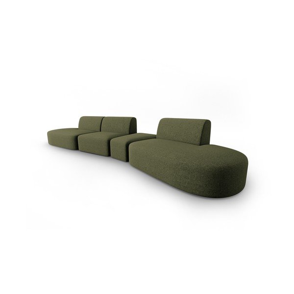 Canapea verde 412 cm Shane – Micadoni Home-image-1