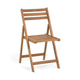 Scaun pliabil de exterior din lemn de salcâm Kave Home Daliana, natural