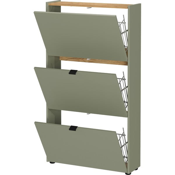 Set pentru hol în culoare naturală/taupe 101x200x22 cm Ameca – Germania-image-3