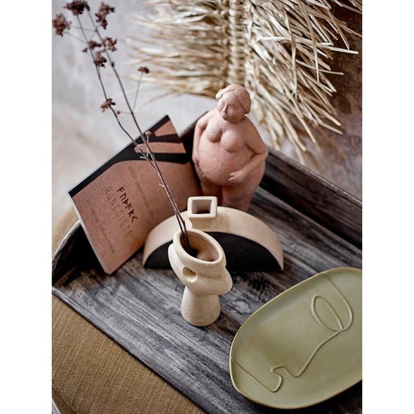 Statuetă din teracotă Bloomingville Sidsel, înălțime 25 cm, maro-image-1