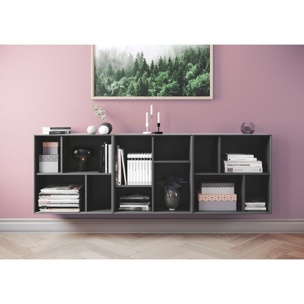 Sistem de rafturi modulare gri închis 70x70 cm Z Cube - Tenzo-image-1