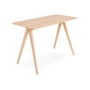 Birou din lemn de stejar 60x120 cm Ava – Gazzda
