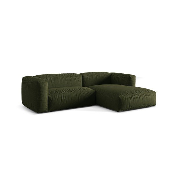 Colțar modular verde (cu colț pe partea dreaptă) Martina – Micadoni Home-image-2