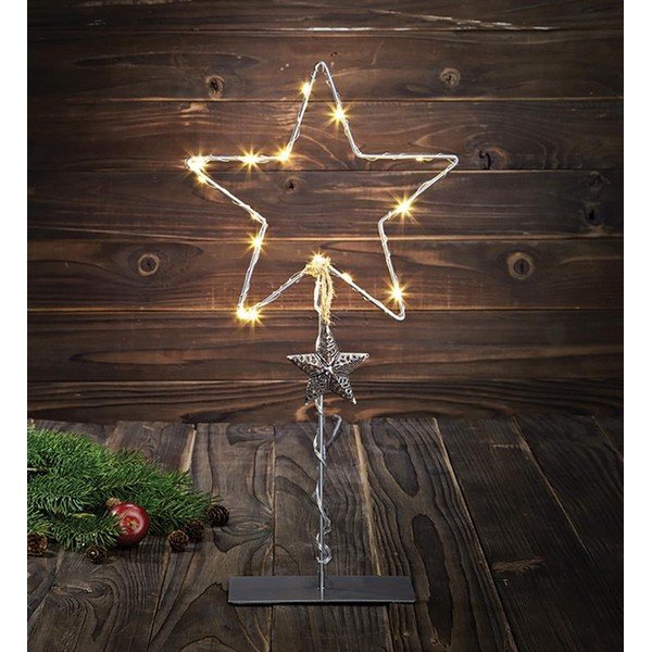 Decorațiune luminoasă gri  cu model de Crăciun Vikhem – Markslöjd-image-1