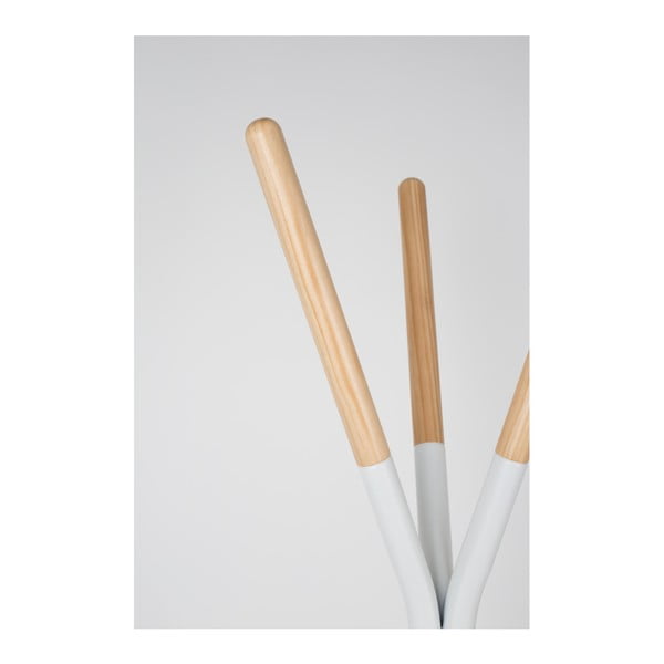 Cuier din lemn de pin cu detalii albeZuiver Pinnacle-image-3