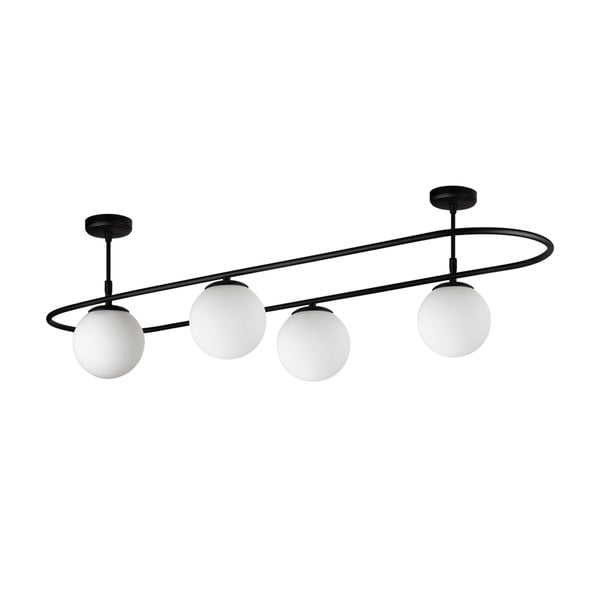 Lustră Squid Lighting Elips, lungime 124 cm, negru-image-2