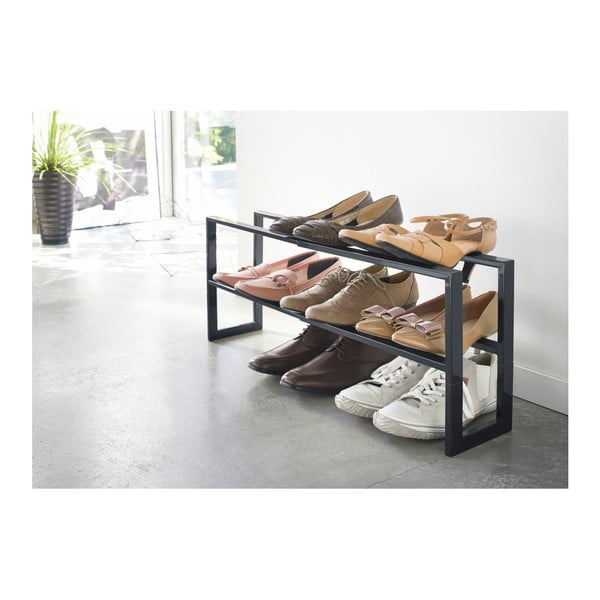 Raft pentru încălțăminte YAMAZAKI Line, negru-image-1