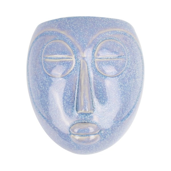 Ghiveci de perete PT LIVING Mask, 16,5 x 17,5 cm, albastru