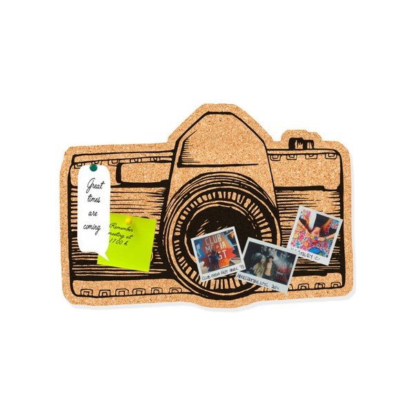 Avizier din plută pentru notițe Really Nice Things Camera-image-1