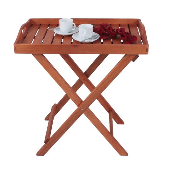 Măsuță de grădină din lemn de eucalipt 42x67 cm Dallas – Garden Pleasure-image-2