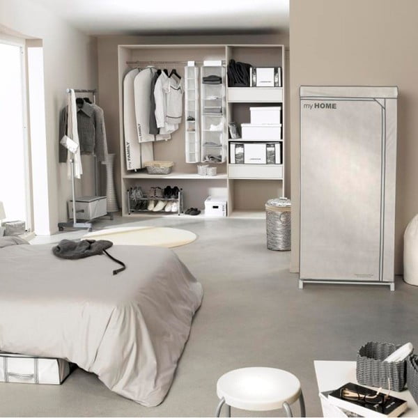 Dulap textil Compactor Wardrobe X1, alb-image-4
