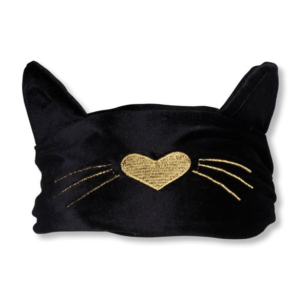 Mască de dormit Tri-Coastal Design Cat, negru