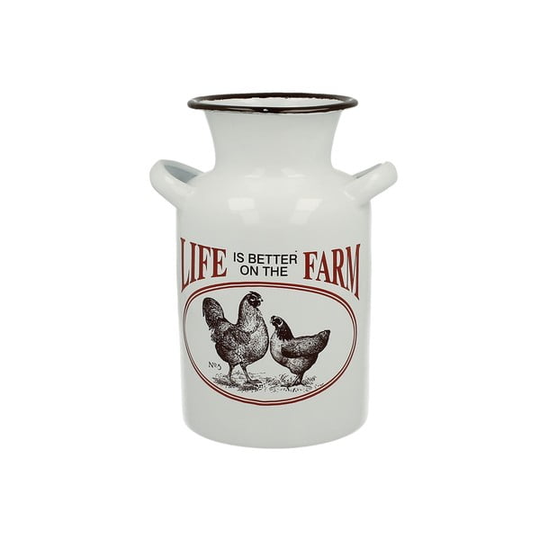 Ulcior smălțuit pentru lapte Duo Gift Farm Life