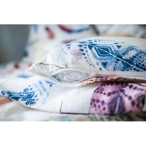 Lenjerie de pat din bumbac pentru pat de o persoană 140x200 cm LP Dita Piume – Cotton House-image-1