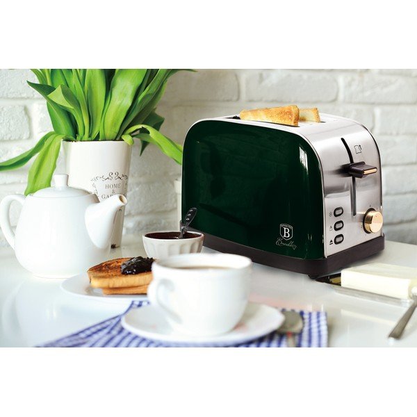 Prăjitor de pâine verde Emerald Collection - BerlingerHaus-image-1