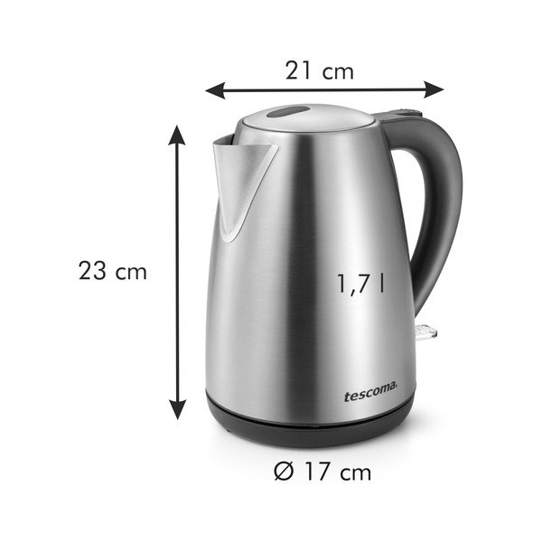 Ceainic electric argintiu din oțel inoxidabil 1.7 l GrandChef – Tescoma-image-4