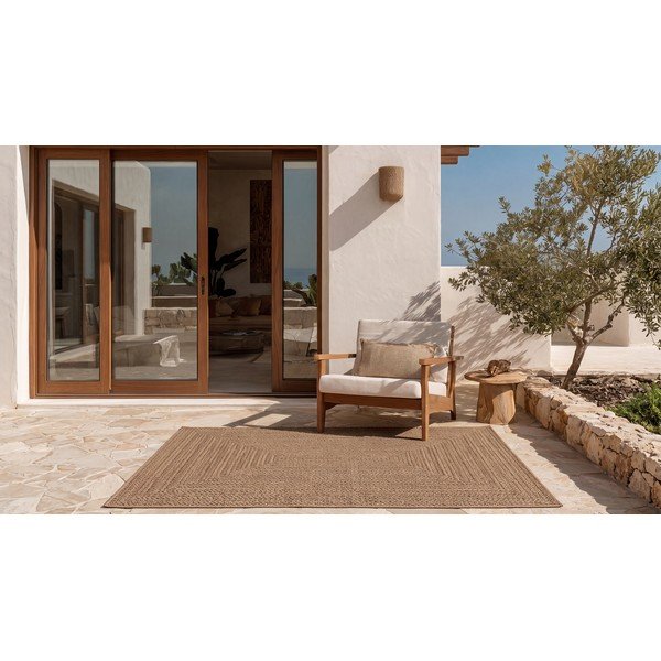 Covor pentru exterior și interior în culoare naturală 160x230 cm Acra – Universal-image-2