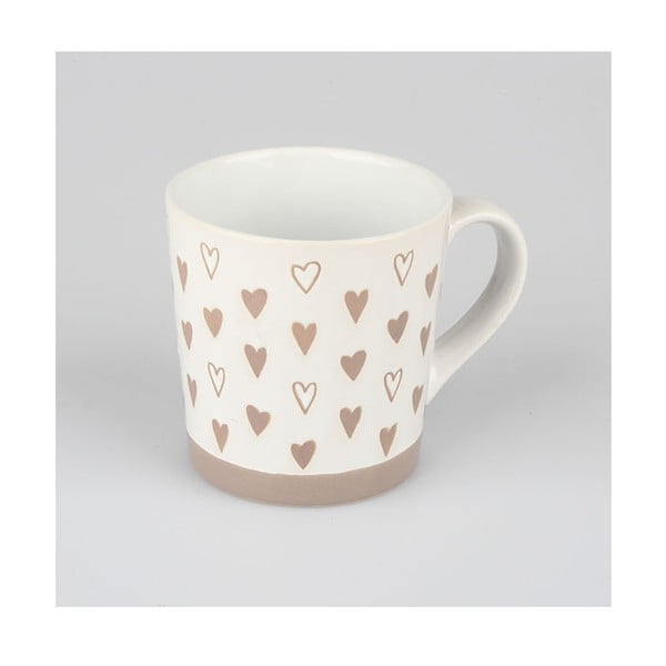 Cană din ceramică decorată manual Dakls Heart, 473 ml-image-1