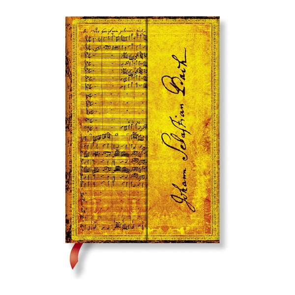 Carnețel cu copertă tare Paperblanks Bach, 10 x 14 cm