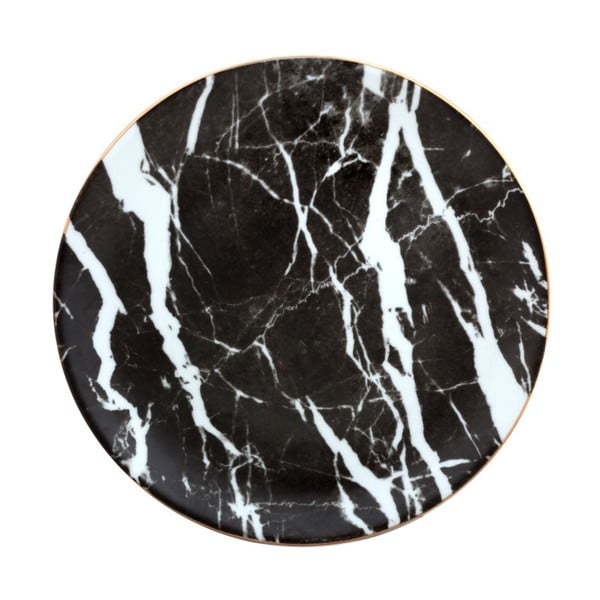 Farfurie din porțelan Vivas Marble, Ø 23 cm