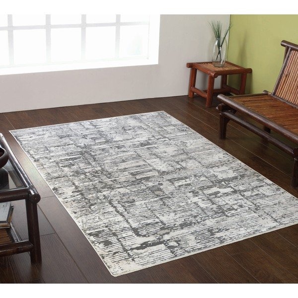 Covor gri 80x150 cm Jaipur – Webtappeti-image-1