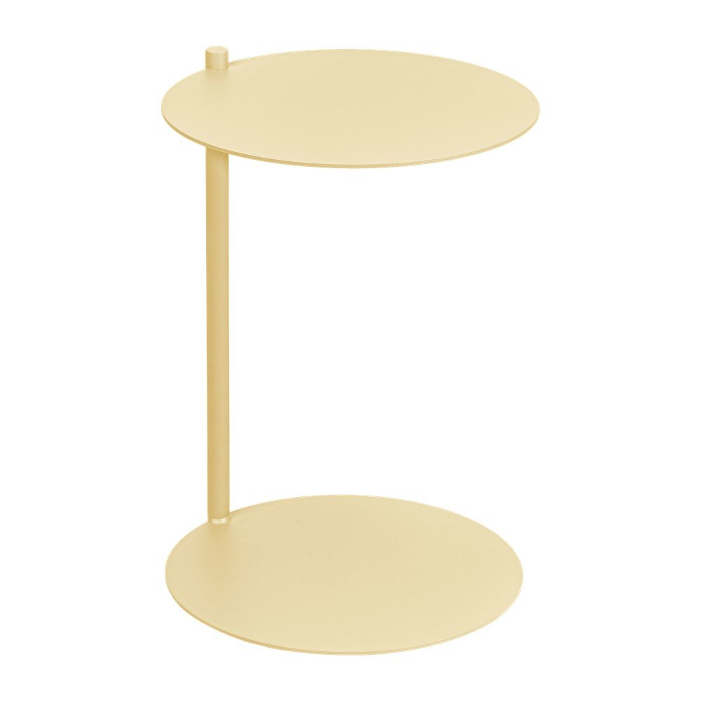 Măsuță auxiliară rotundă din oțel 41x40 cm Ande – noo.ma