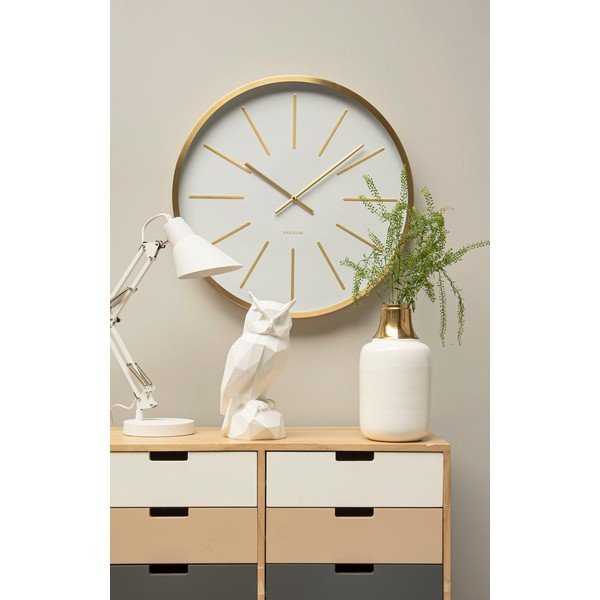 Statuetă albă din poliester Owl - PT LIVING-image-1