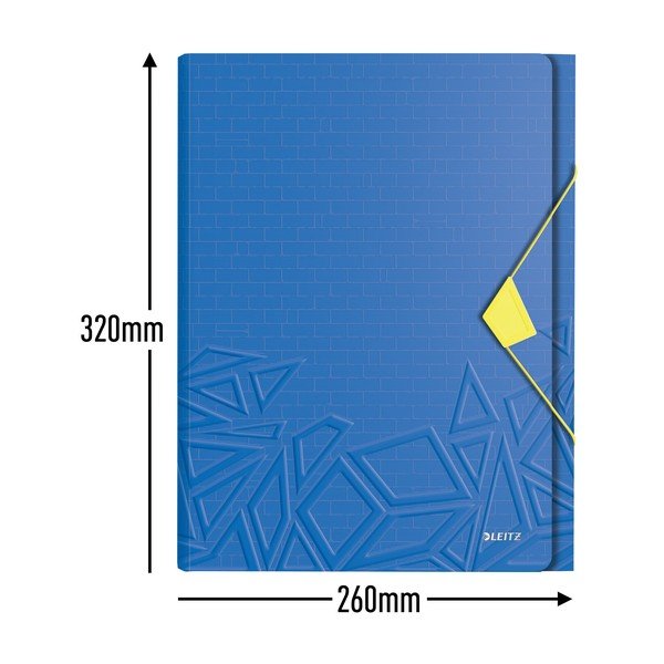 Mapă compartimentată Leitz, albastru-image-3