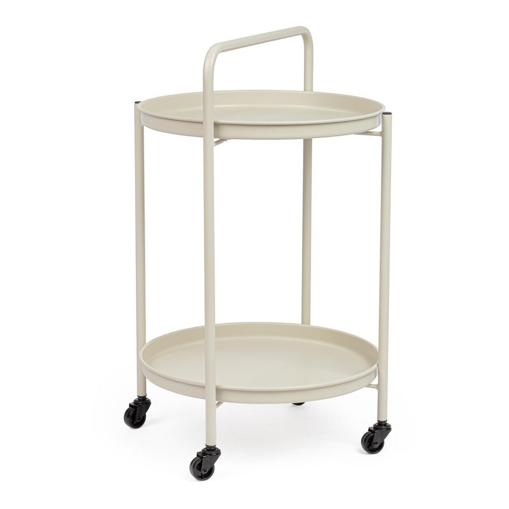 Măsuță de servire cu roți din oțel ø 44,5 cm Austin – Yes Everyday