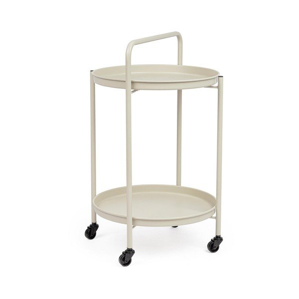 Măsuță de servire cu roți din oțel ø 44,5 cm Austin – Yes Everyday