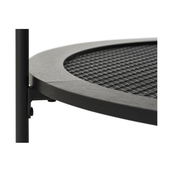 Măsuță de cafea neagră rotundă ø 80 cm Pensacola – Unique Furniture-image-3