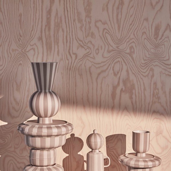 Vază bej din gresie lucrată manual (înălțime 28 cm) Toppu – OYOY Living Design-image-2