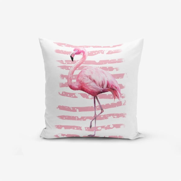 Față de pernă Minimalist Cushion Covers Linears Flamingo, 45 x 45 cm