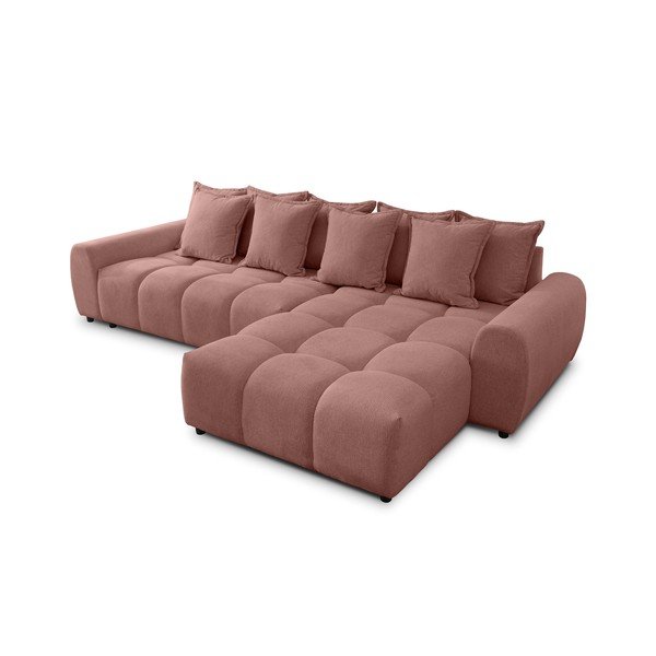 Colțar teracotă (cu colț pe partea dreaptă/cu șezlong) Albane  – Ropez-image-2