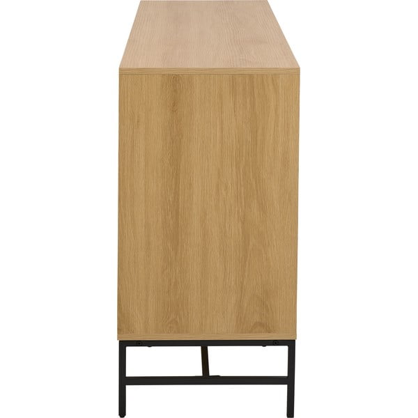 Comodă în culoare naturală cu aspect de lemn de stejar 158x80x40 cm Albany  – Actona-image-3