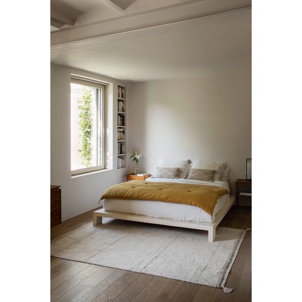 Covor crem lavabil/țesut manual din bumbac 170x240 cm Bloom Natural – Lorena Canals-image-3