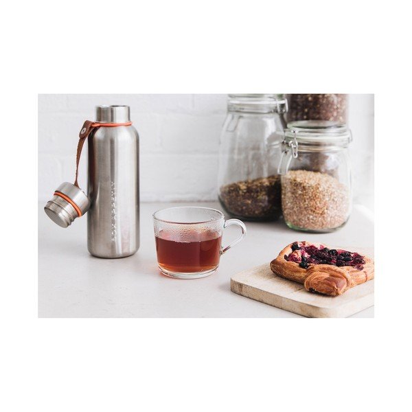 Sticlă termos cu perete dublu Black + Blum Vacuum Bottle, 500 ml, portocaliu-image-4