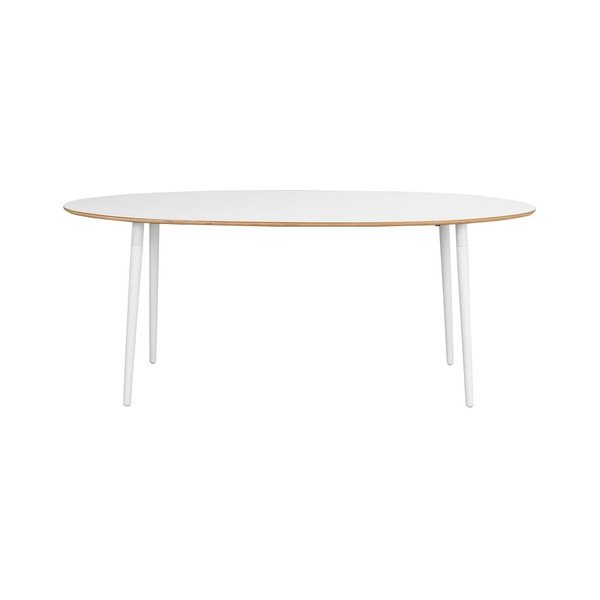 Masă de dining Rowico Adelbert, alb-image-1