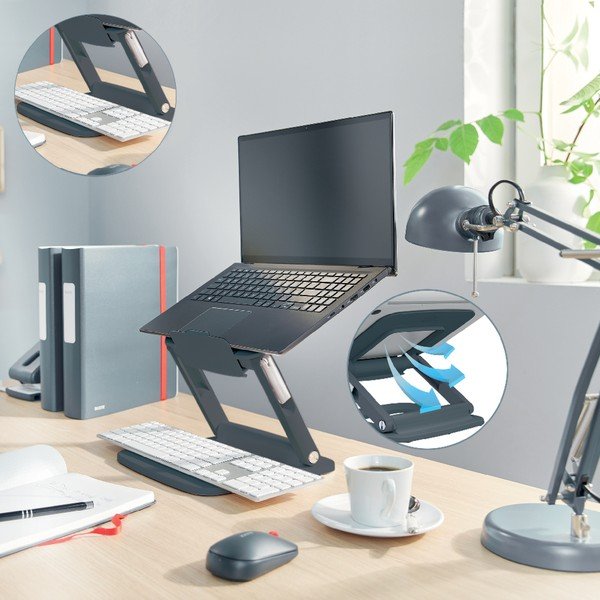 Suport ajustabil pentru laptop Ergo – Leitz-image-1