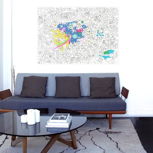 Planșă de colorat OMY Cosmos (70 x 100 cm)-image-2