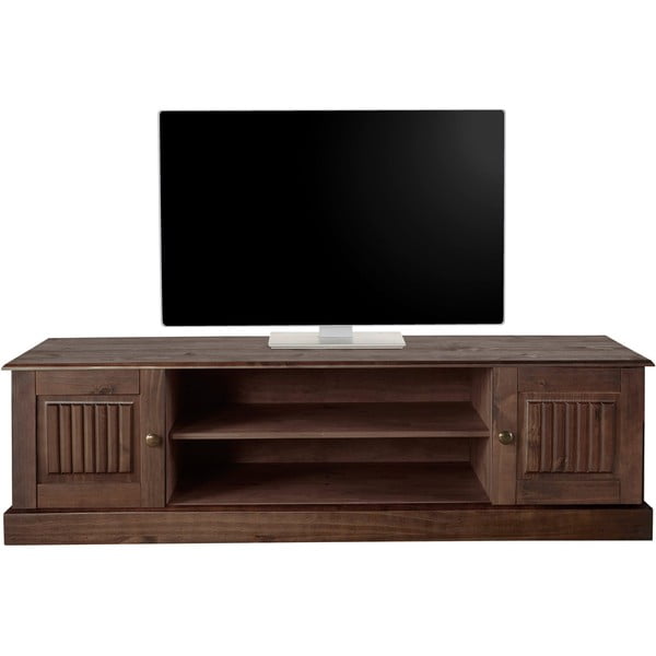 Comodă TV maro din lemn de pin 45x40 cm Mille – Støraa