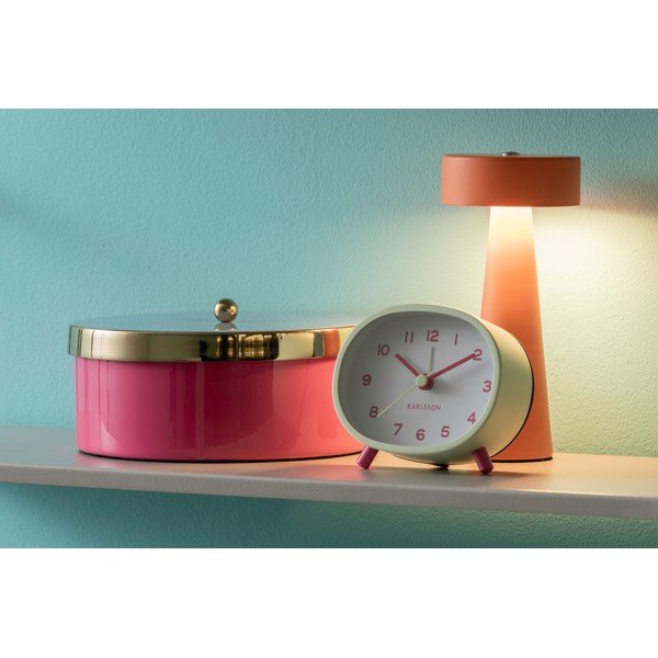 Cutie de depozitare roz din metal decorativă ø 16x6 cm Double Funky – PT LIVING-image-4