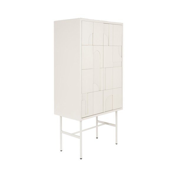 Dulap gri deschis 70x140x40 cm Funk – White Label-image-1