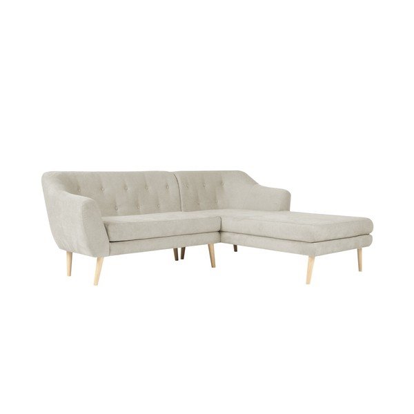 Colțar cu șezlong pe partea dreaptă Mazzini Sofas Sicile, bej-image-3