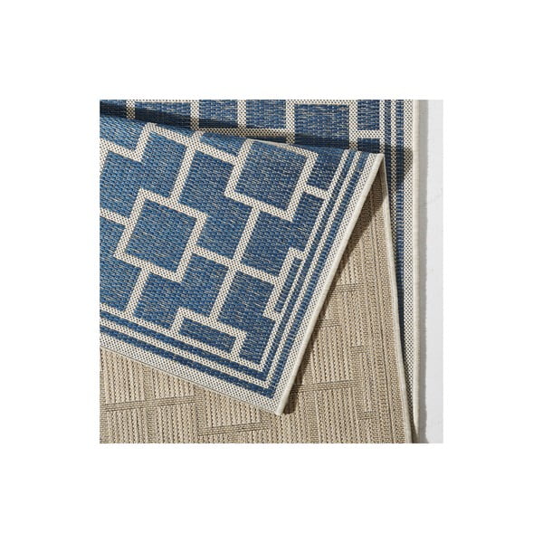 Covor potrivit și pentru exterior NORTHRUGS Botany 115x165 cm, albastru-image-1