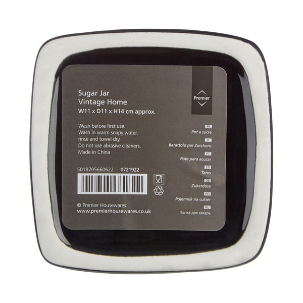Recipient din ceramică pentru zahăr – Premier Housewares-image-3