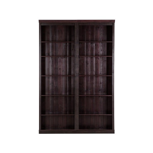 Bibliotecă maro din lemn de pin 148x223 cm Anita – Støraa