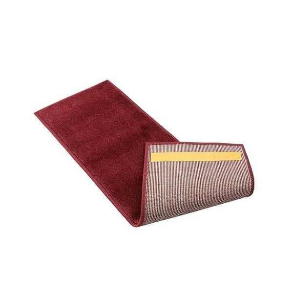 Covorașe pentru scări roșii 13 buc. 22x73 cm Pure Red – Mila Home